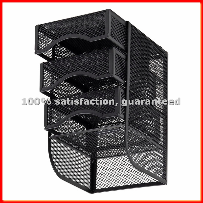 Paper Basket Mesh - Organizer na akcesoria biurkowe z szufladą,