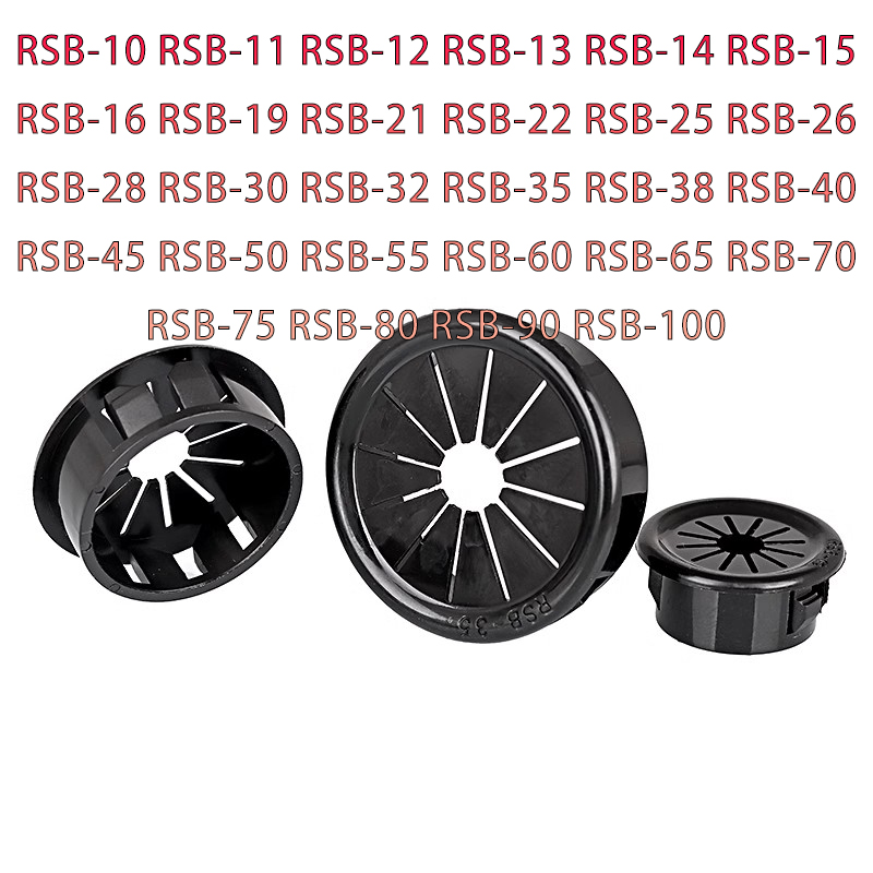 Office Furniture Outlet - RSB 10-100mm plastikowa osłona otworu na