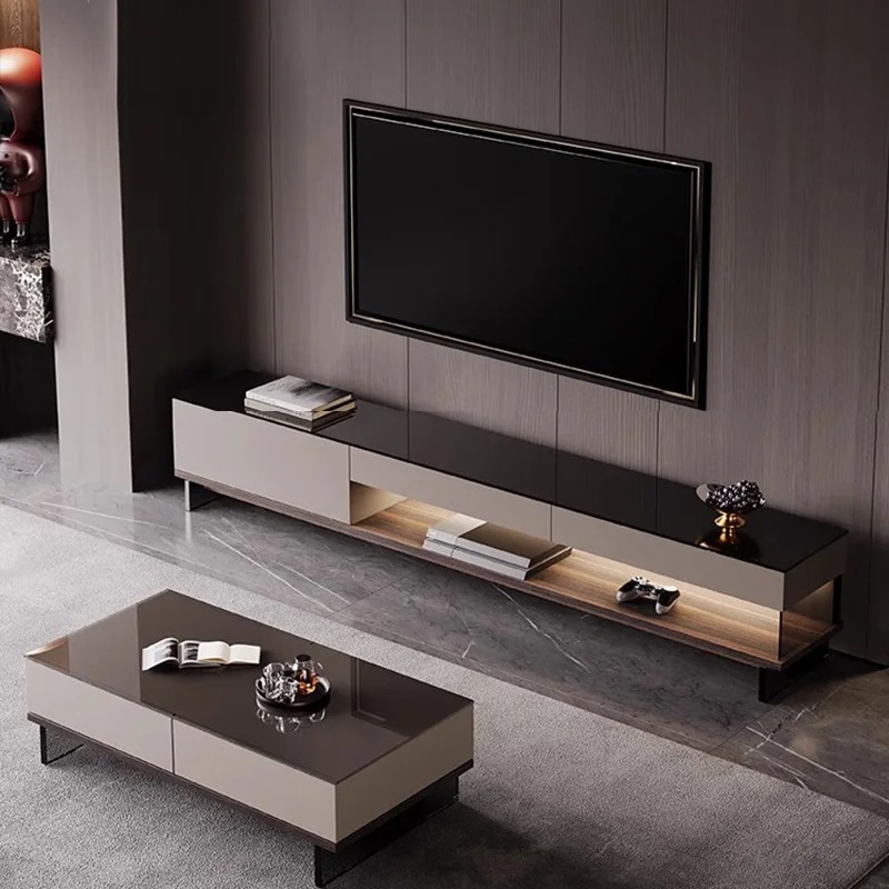 Office Furniture Center - Nowoczesne szafki RTV do salonu, drewniane,