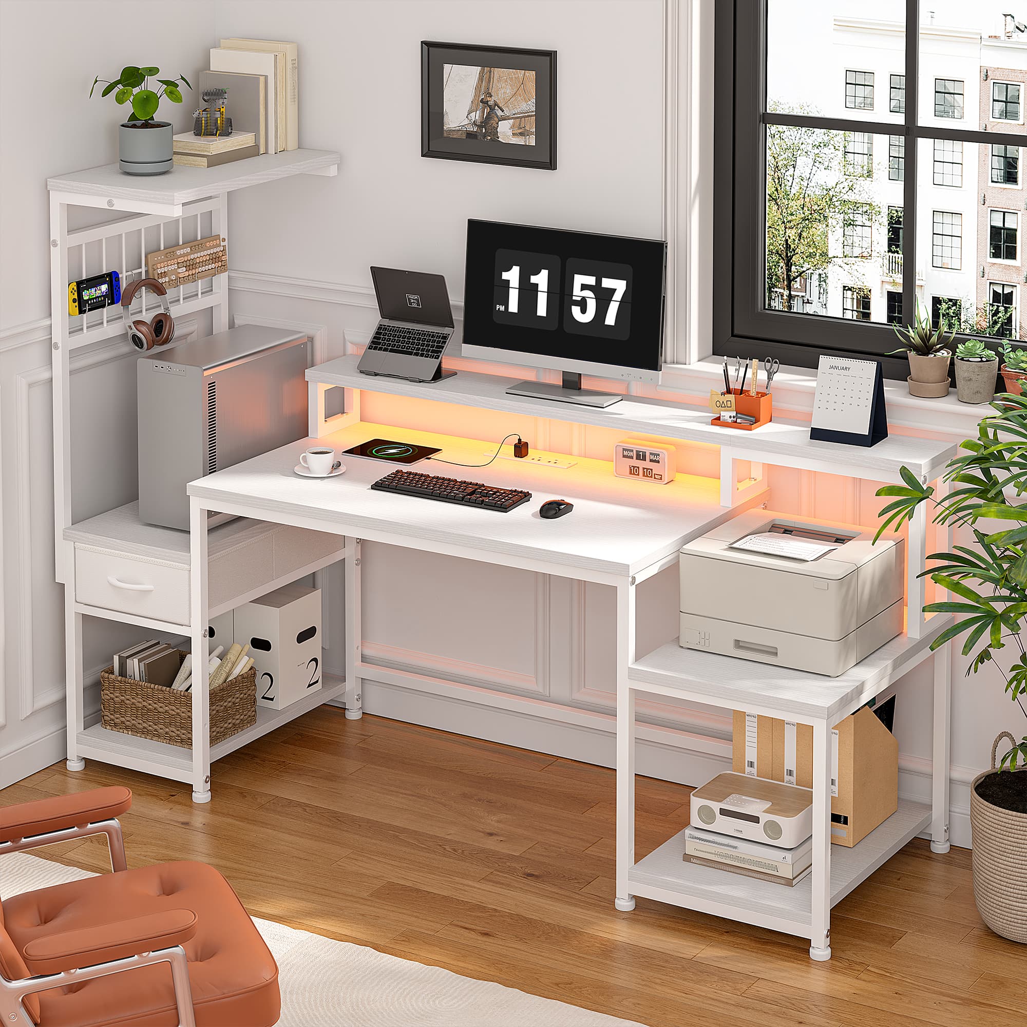 Biurko komputerowe EnHomee 55  – Office Furniture Outlet recenzja i cena