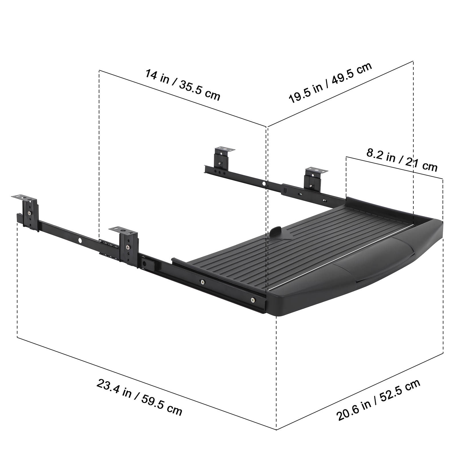 Podstawka pod biurko na klawia – Keyboard Drawer Under recenzja i cena