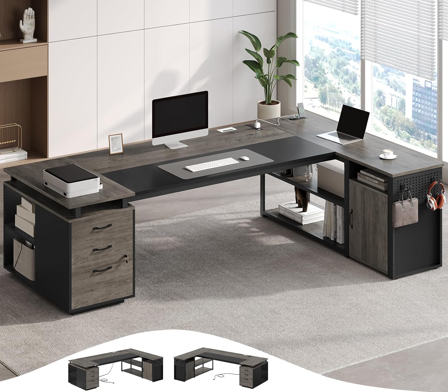 Biurko dyrektorskie 78 cali z  – Office Furniture Outlet recenzja i cena