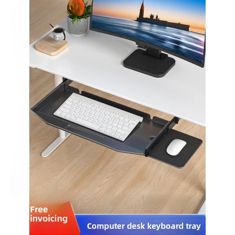 Wzmocniona podstawa biurka, ci – Keyboard Drawer Under recenzja i cena
