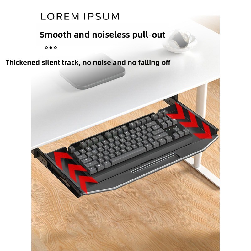 Wzmocniona podstawa biurka, ci – Keyboard Drawer Under recenzja i cena