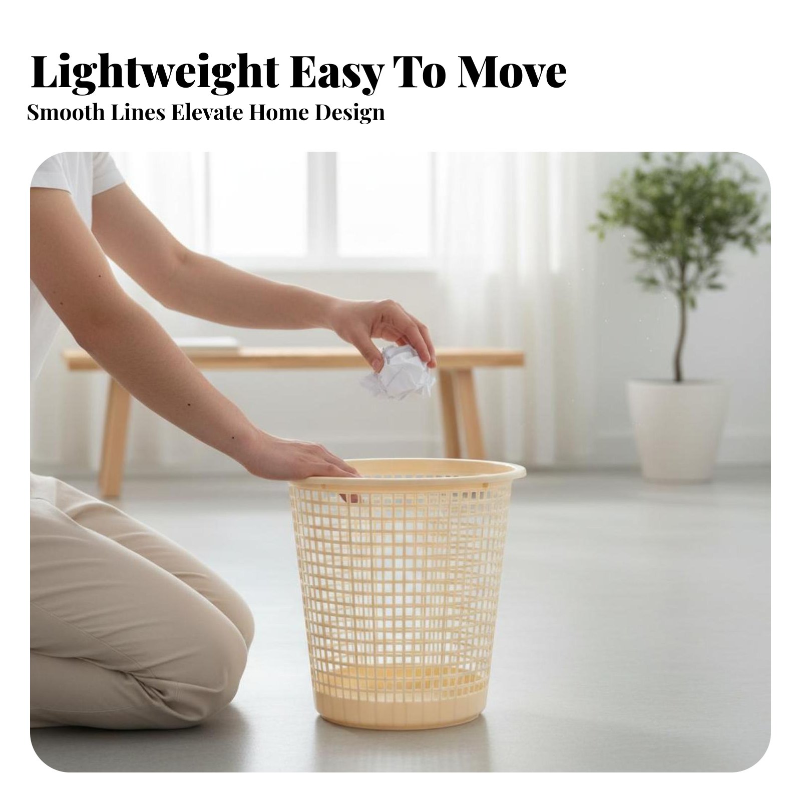 Otwarty kosz na śmieci z wenty – Paper Basket Mesh recenzja i cena
