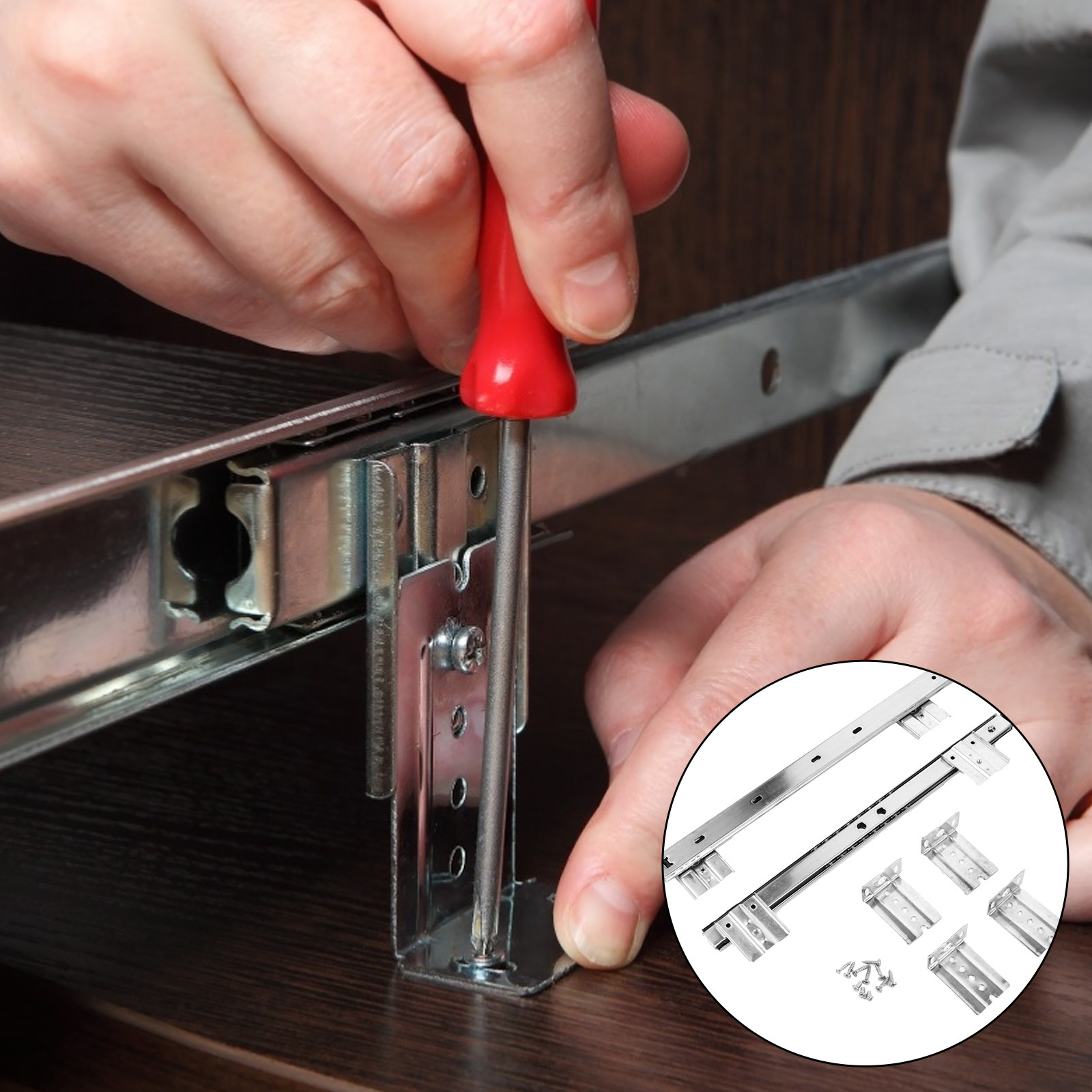 1 Para Profesjonalnych Szyn do – Keyboard Drawer Under recenzja i cena