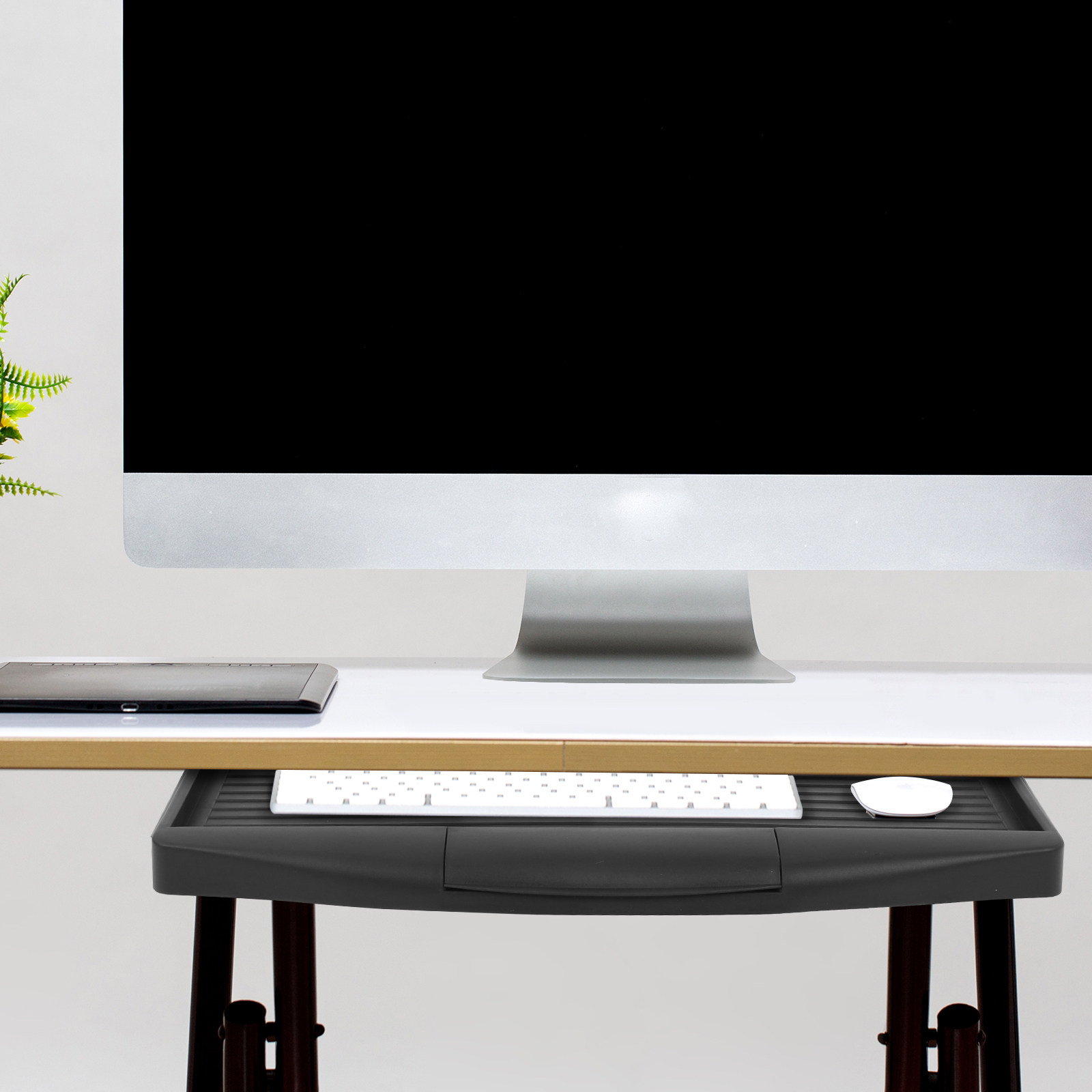 Aluminiowa szuflada na klawiat – Keyboard Drawer Under recenzja i cena
