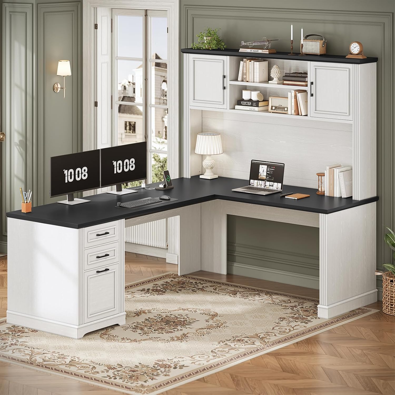 Biurko w kształcie litery L z  – Office Furniture Outlet recenzja i cena