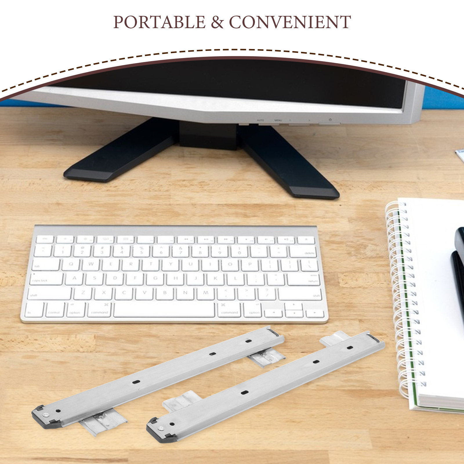 2 szt. prowadnic do szuflad z  – Keyboard Drawer Under recenzja i cena