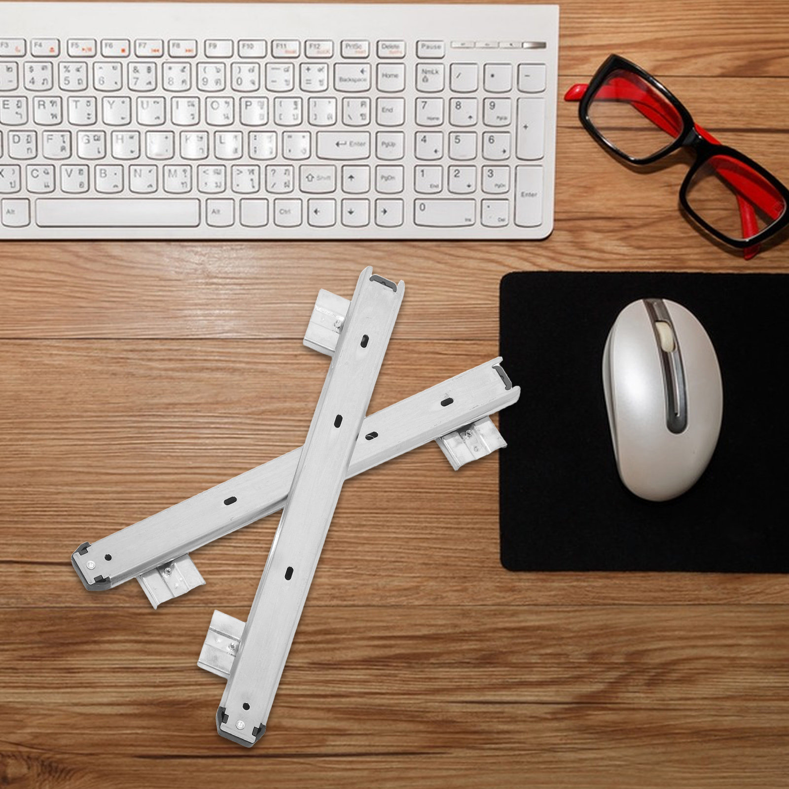2 szt. prowadnic do szuflad z  – Keyboard Drawer Under recenzja i cena