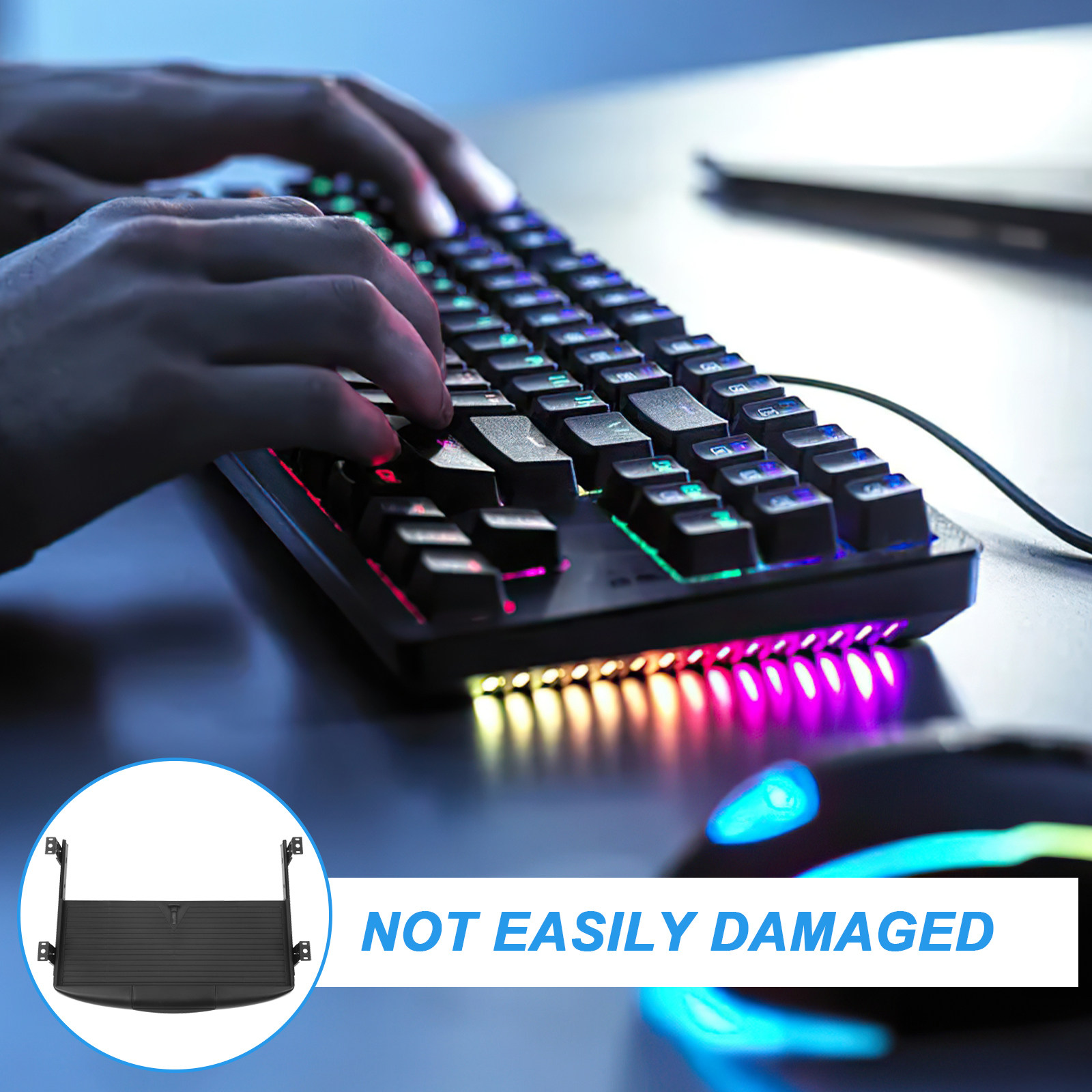 Wysuwana dwuwarstwowa półka na – Keyboard Drawer Under recenzja i cena