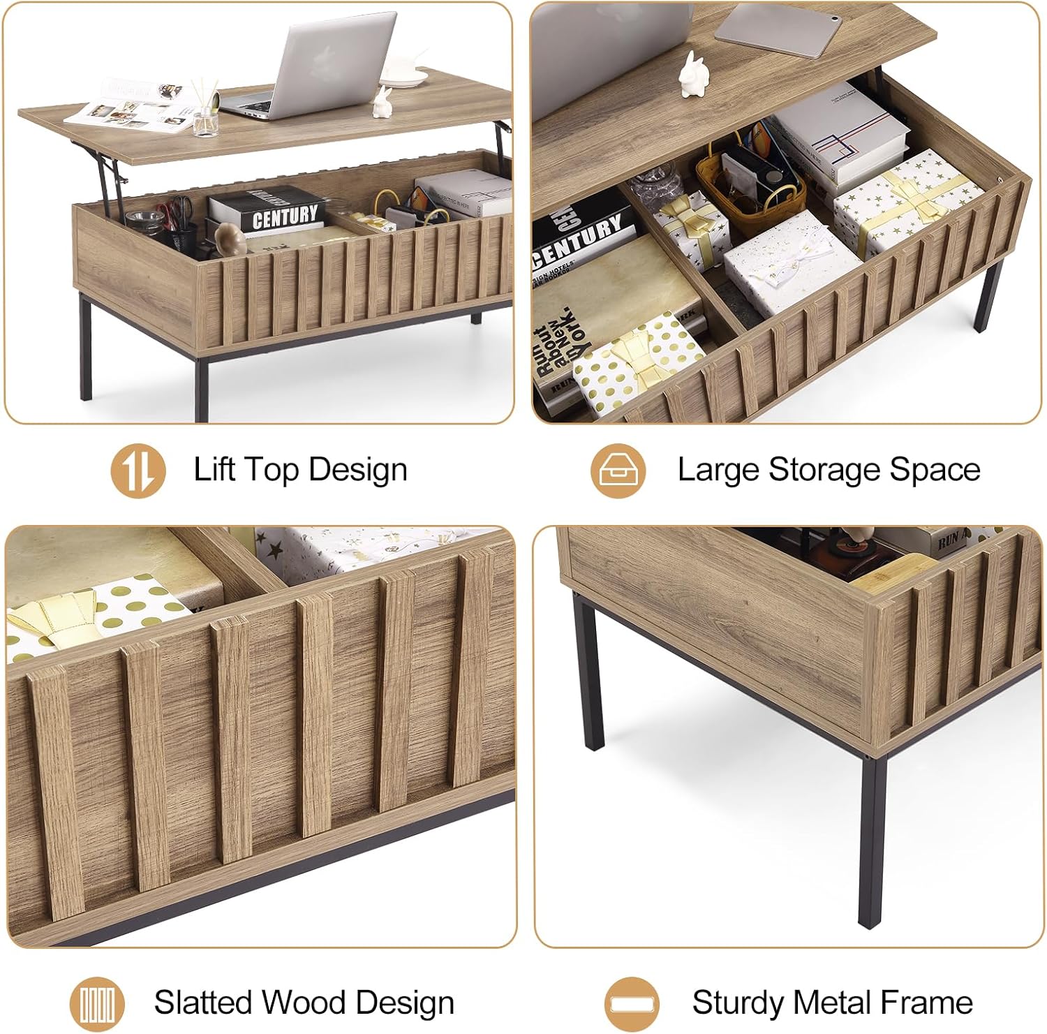 Drewniany stolik kawowy z podn – Office Furniture Center recenzja i cena