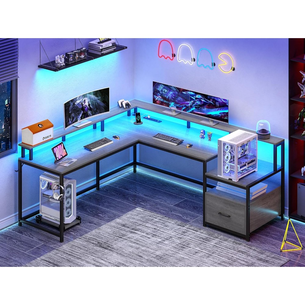 Biurko w kształcie litery L, b – Office Furniture Outlet recenzja i cena