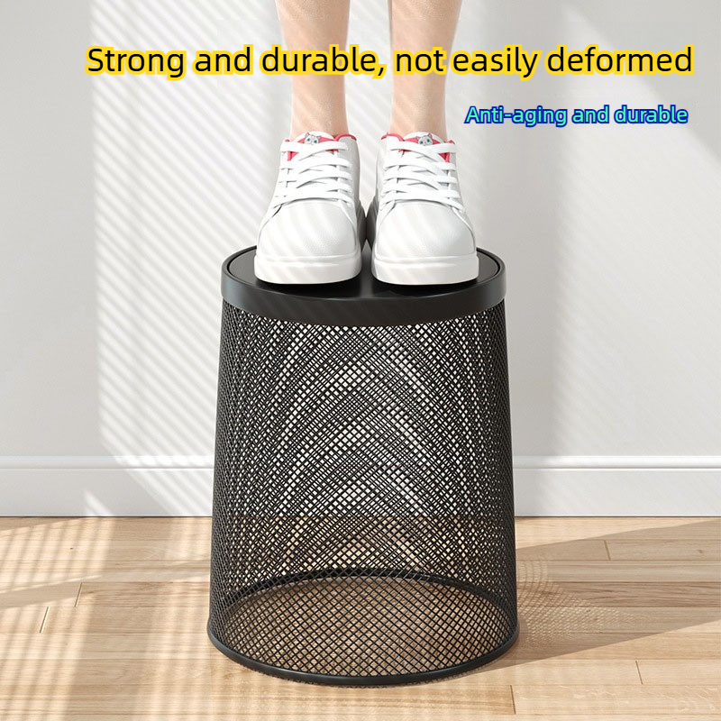 Duży czarny metalowy kosz na ś – Paper Basket Mesh recenzja i cena