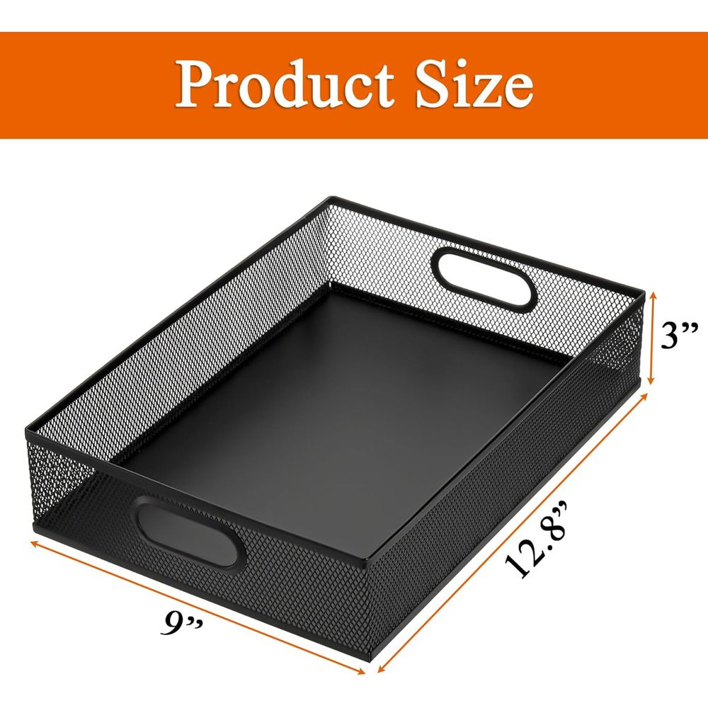 2-poziomowy metalowy organizer – Paper Basket Mesh recenzja i cena