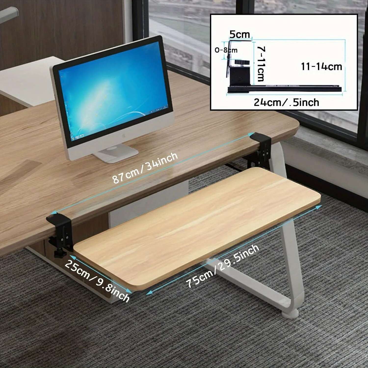 Ergonomiczna wysuwana podkładk – Keyboard Drawer Under recenzja i cena